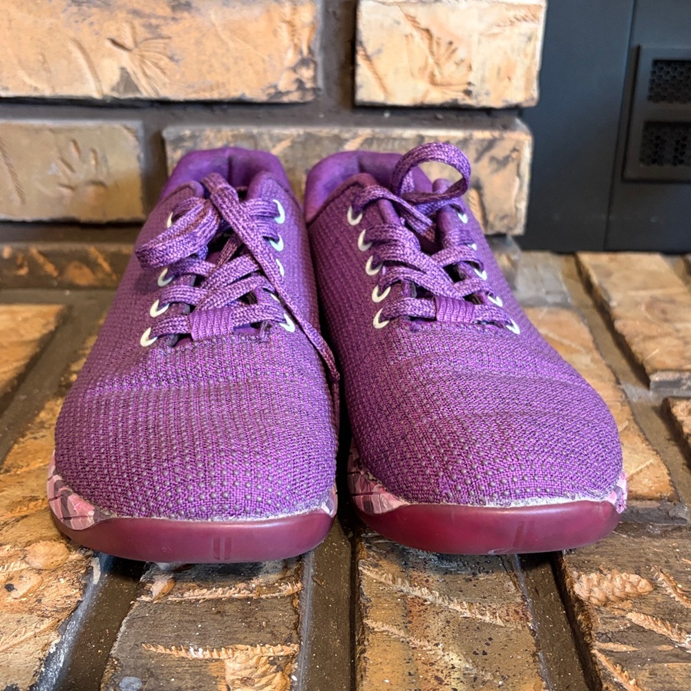 NoBull Women’s Purple Heather Camo SuperFabric Trainers Size 8.5 - Picture 3 of 10